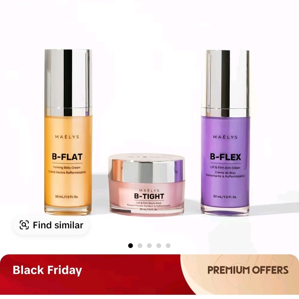Maelys B-FLAT, B-TIGHT, B-FLEX Cream Set
